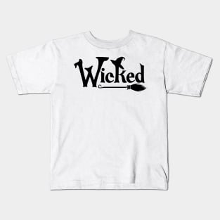 Wicked. Fun Halloween Design. Kids T-Shirt